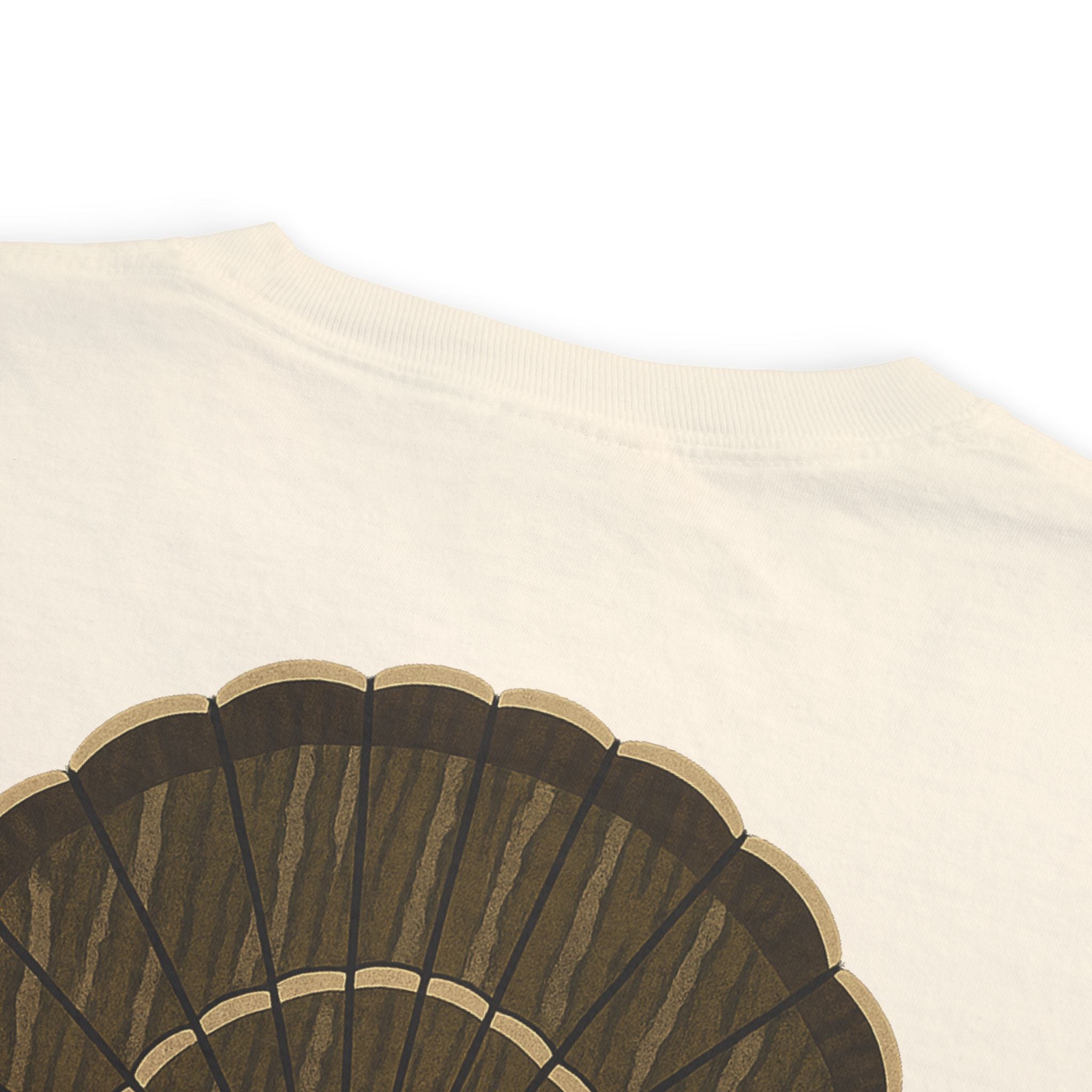 Talkin' Timber- Bottomland Fan- Up Close view of fan- Ivory