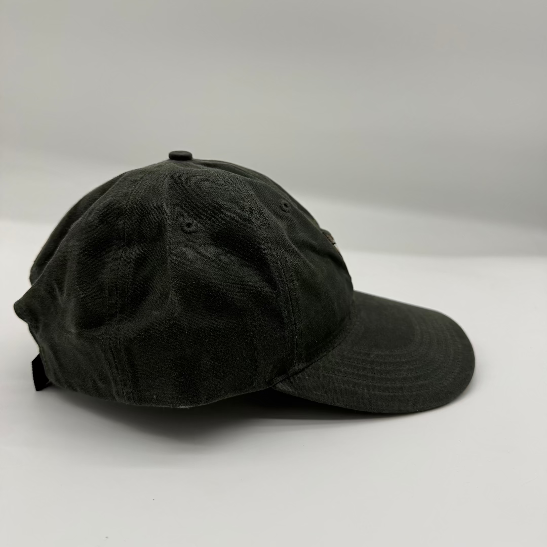 Black cap on a white background