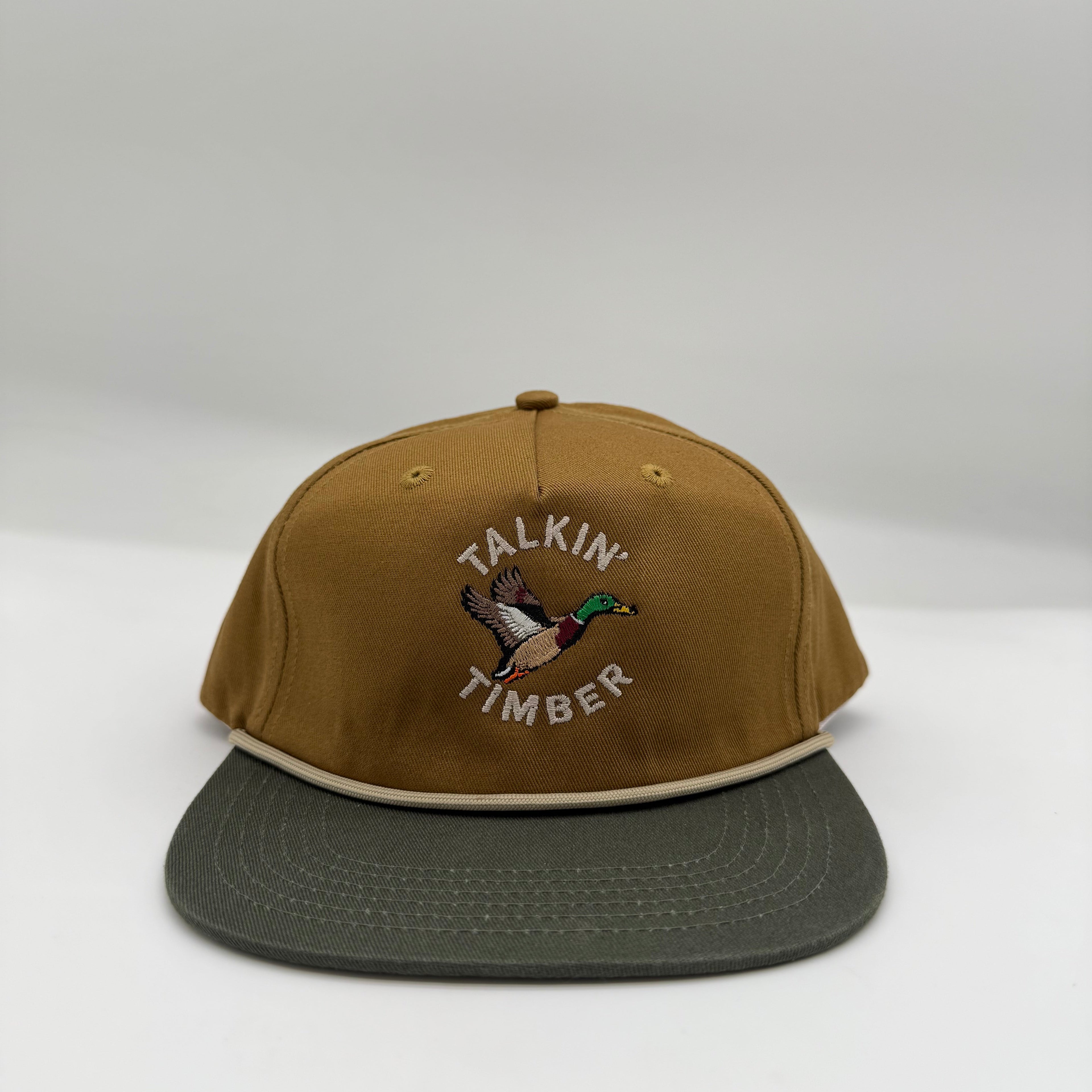 front view of rice rope hat