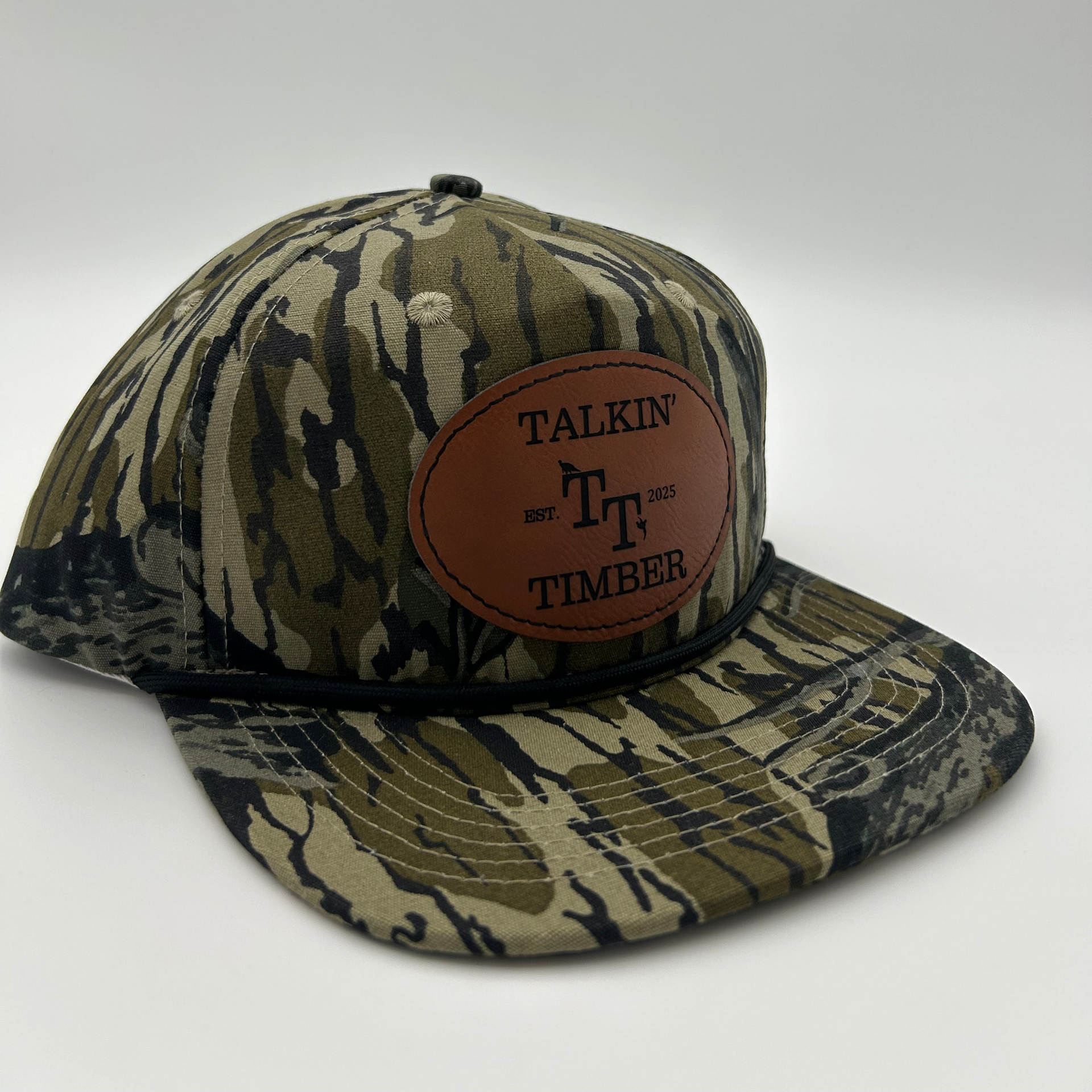 Quartered View of Mossy Oak Treestand Rope Hat