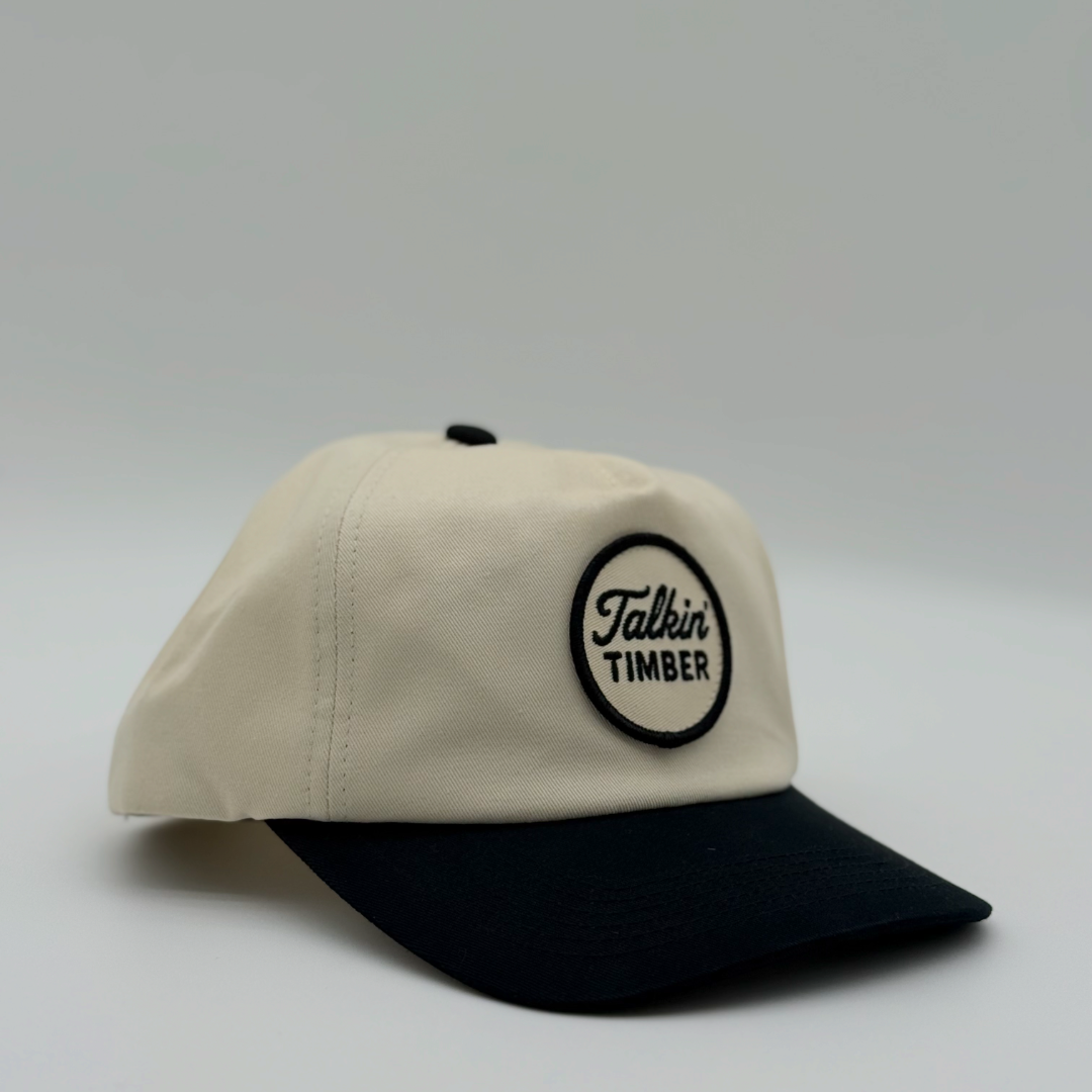 Dirty Crown Black Bill Snapback Hat